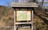 Wandertafel Rothaarsteig Feuereiche