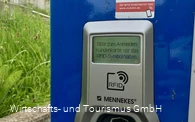 E- Auto Ladesäule an der Staumauer