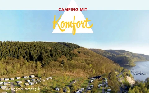 Der Campingplatz Waldenburger Bucht