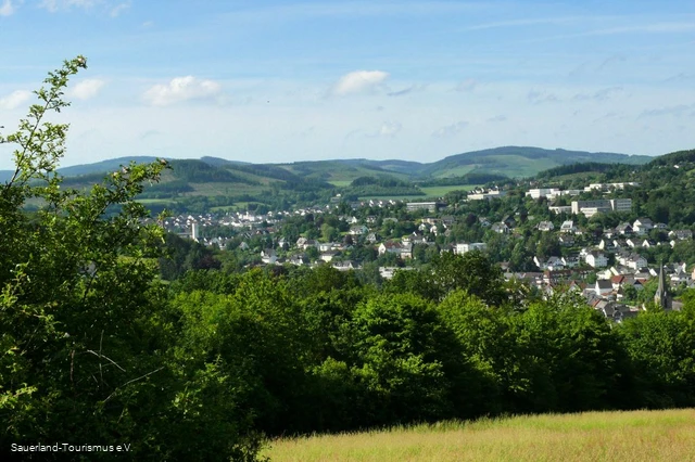 Blick über Sundern vom Kreuzberg