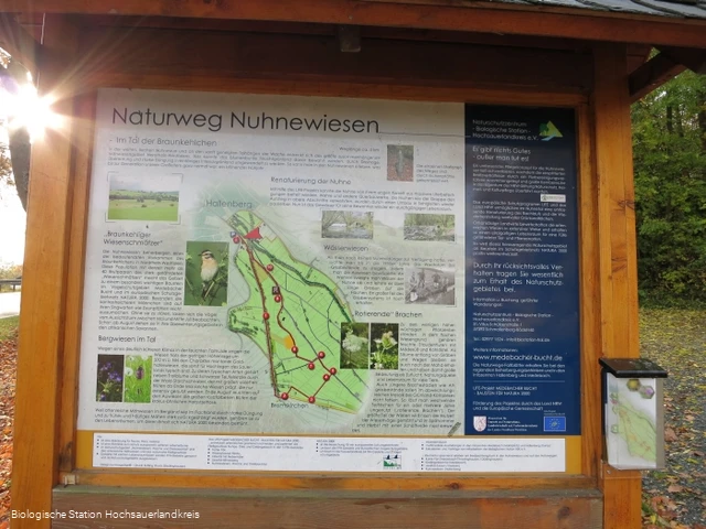 Infotafel Naturweg Nuhnewiesen