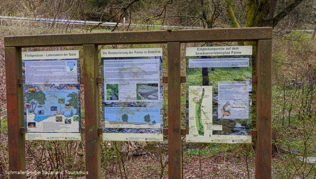 Infotafeln am Spielplatz Walkemühle