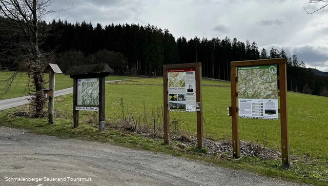 Wanderportal und Wanderparkplatz Wehrscheid