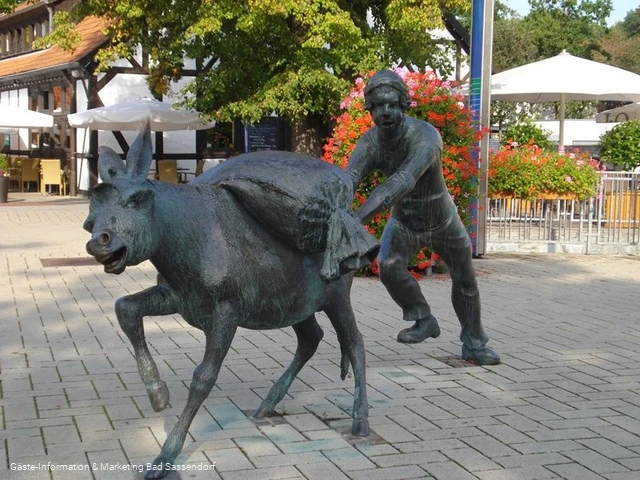 Salzesel auf dem Sälzerplatz Bad Sassendorf