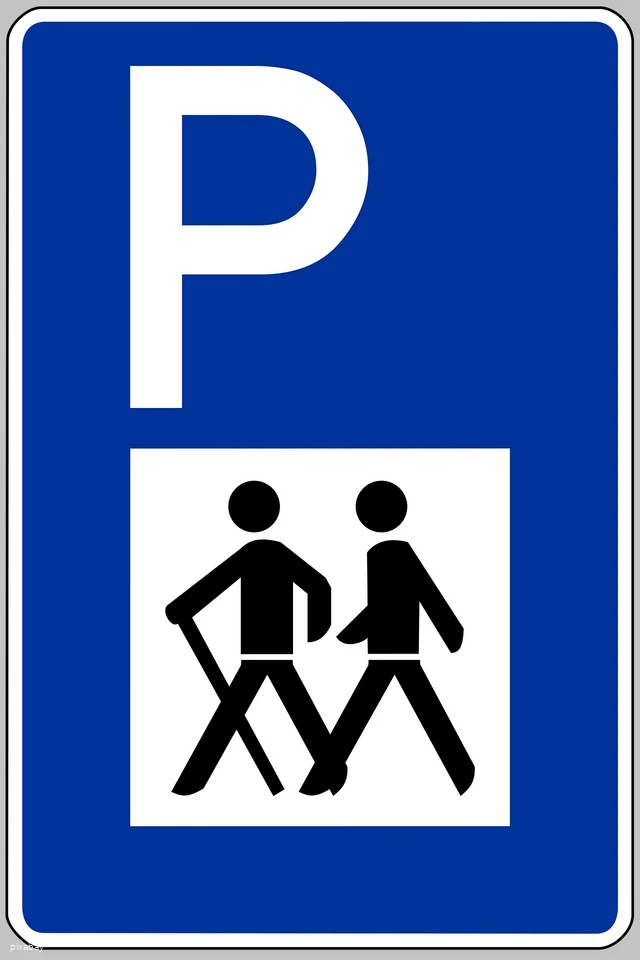 Schild Wanderparkplatz