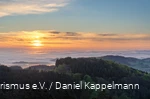 Blick vom Bollerberg bei Hesborn über die umliegende Landschaft.