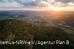 Panoramaaufnahme von den Bruchhauser Steinen aus.